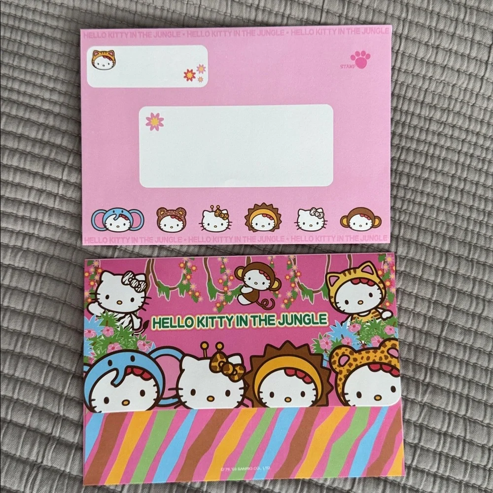 Sanrio Hello Kitty In The Jungle Stationery NEW